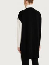 Langer Pullover aus Naturalsoft, Nero, für Damen – Ragno