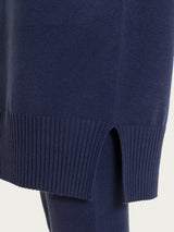 Langer Pullover aus Naturalsoft in Blau für Damen – Ragno