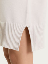 Langer Pullover aus Naturalsoft, Bianco, für Damen – Ragno