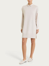 Langer Pullover aus Naturalsoft, Bianco, für Damen – Ragno