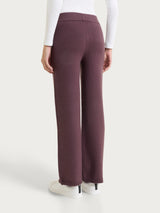 Pantalone ampio in NaturalSoft Viola Donna - Ragno