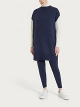 Pantalone leggings in Soft Wool Blu Donna - Ragno