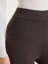 Pantalone leggings in Soft Wool Marroni Donna - Ragno