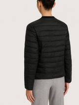 Piumino pffer con manica lunga in Ultralight Neri Donna - Ragno