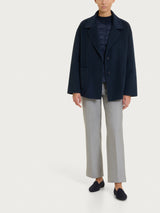 Piumino pffer con manica lunga in Ultralight Blu Donna - Ragno