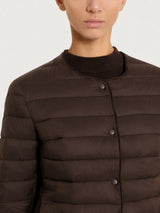 Piumino pffer con manica lunga in Ultralight Marroni Donna - Ragno