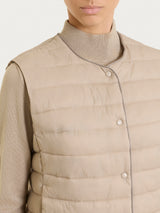 Piumino puffer smanicato Ultralight Grigi Donna - Ragno