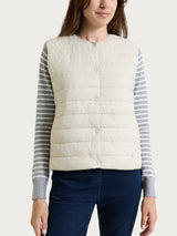 Piumino puffer smanicato Ultralight Bianchi Donna - Ragno