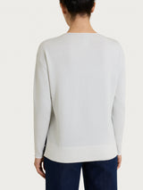 Maglia girocollo in Lurex Four Seasons Bianchi Donna - Ragno