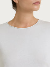 Maglia girocollo in Lurex Four Seasons Bianchi Donna - Ragno