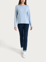 Maglia girocollo in Lurex Four Seasons Azzurri Donna - Ragno