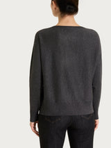 Maglia con manica pipistello in Lurex Four Seasons Neri Donna - Ragno