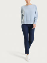 Maglia con manica pipistello in Lurex Four Seasons Azzurri Donna - Ragno