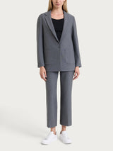 Blazer monopetto con un bottone in Compact Neri Donna - Ragno