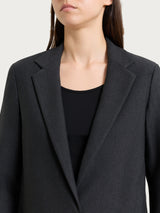 Blazer monopetto con un bottone in Compact Neri Donna - Ragno