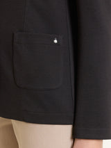 Blazer con due bottoni e micro pied de poule in Jacquard Marroni Donna - Ragno