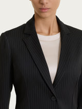 Blazer gessato con due bottoni in Jacquard Neri Donna - Ragno