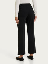 Women's Nero Jacquard Flare Pants with Pockets - Ragno