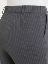 Pantalone gessato dritto con tasche in Jacquard Neri Donna - Ragno