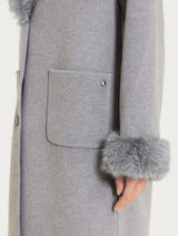 SoftCoat Cappotto effetto fuzzy Neri Donna - Ragno