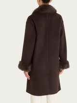SoftCoat Cappotto effetto fuzzy Marroni Donna - Ragno