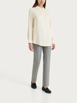 Camicia in Light Flannel Bianchi Donna - Ragno