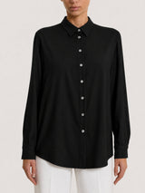 Camicia in Light Flannel Neri Donna - Ragno