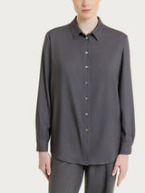 Camicia in Light Flannel Neri Donna - Ragno
