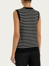 Smanicato a righe pari Four Seasons Neri Donna - Ragno
