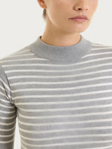 Lupetto a righe pari Four Seasons Neri Donna - Ragno