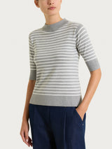 Lupetto a righe pari Four Seasons Neri Donna - Ragno