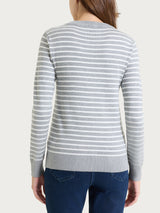 Maglia girocollo a righe pari Four Seasons Neri Donna - Ragno