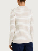 Maglia girocollo a righe pari Four Seasons Bianchi Donna - Ragno