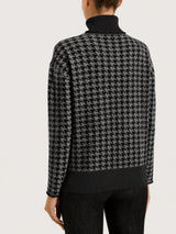 Dolcevita con fantasia pied de poule Four Seasons Neri Donna - Ragno