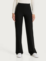 Pantalone ampio in Compact Neri Donna - Ragno