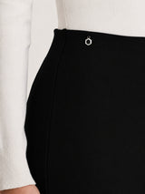 Pantalone ampio in Compact Neri Donna - Ragno