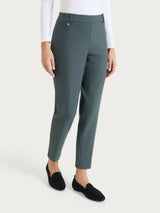 Pantalone a sigaretta con passanti in Compact Grigi Donna - Ragno