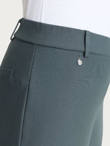 Pantalone a sigaretta con passanti in Compact Grigi Donna - Ragno