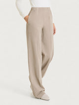 Pantalone ampio con tasche in Winter Twill Grigi Donna - Ragno