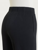 Pantalone dritto con tasche in Winter Twill Neri Donna - Ragno