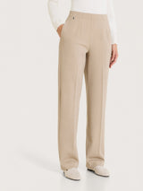 Pantalone dritto con tasche in Winter Twill Grigi Donna - Ragno