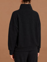 Giacchina con zip in Scuba Soft Touch Neri Donna - Ragno