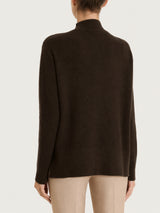 Lupetto con punto riso in Soft Wool Marroni Donna - Ragno