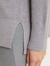 Maglia girocollo con punto riso in Lurex NaturalSoft Neri Donna - Ragno