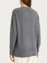 Maglia girocollo con punto riso in Lurex NaturalSoft Neri Donna - Ragno