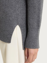Maglia girocollo con punto riso in Lurex NaturalSoft Neri Donna - Ragno