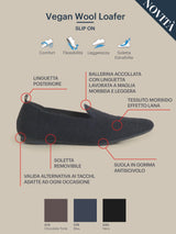 Loafer slip on Soft Touch Blu Donna - Ragno