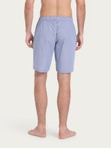 Pantaloncino corto in navetta di cotone Blu Uomo - Ragno