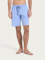 Pantaloncino corto in navetta di cotone Blu Uomo - Ragno