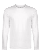 Comfort - Maglietta girocollo a manica lunga in cotone elasticizzato - - Ragno